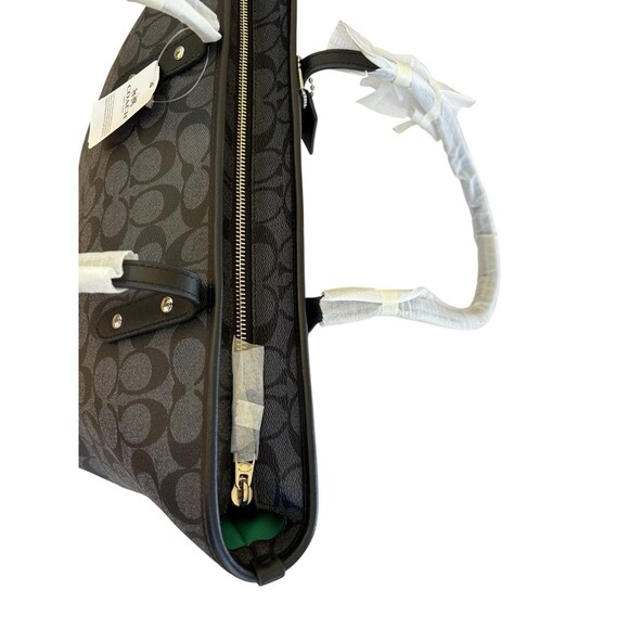 NWT Coach New York Skyline Monogram Zip Top Signature Tote Bag $325 MSRP - Picture 6 of 16